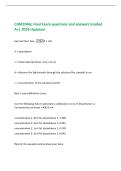 CHM2046L Final Exam questions and answers Graded  A&plus;&vert; 2026 Updated 