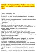 MIST 2611 MIS Final Exam Prep- Porter&rsquo;s Five Forces&comma; Value Chain Analysis&comma; & Strategic Information Systems &lpar;2026&rpar;&period;pdf