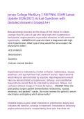 Jersey College MedSurg 1 RN FINAL EXAM Latest Update 2026&sol;2027&vert; Actual Questions with Detailed Answers&lpar; Graded A&plus;&rpar;