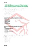 WGU D236 Objective Assessment Pathophysiology Exam &ndash; Verified Questions and Answers A Grade 2026