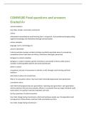 COMM100 Final questions and answers  Graded A&plus; 