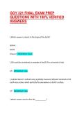 GGY 321 FINAL EXAM PREP QUESTIONS WITH 100&percnt; VERIFIED ANSWERS