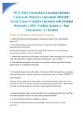 WGU D662 Personalized Learning Inclusive Classrooms Objective Assessment 2026&sol;2027 Actual Exam - Complete Questions with Detailed Rationales &vert; 100&percnt; Verified Graded A&plus; Pass Guaranteed - A&plus; Graded
