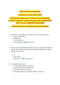 ASE A5 Brakes Certification  Competency Exam Study Guide   Comprehensive Resource To Help You Ace 2026-2027  Includes Frequently Tested Questions With ELABORATED  100&percnt; Correct COMPLETE SOLUTIONS   Guaranteed Pass First Attempt&excl;&excl; Current Update&excl;&excl; 
