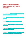 EDHD320 EXAM 1 QUESTIONS COMPLETE WITH 100&percnt; VERIFIED ANSWERS