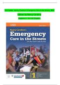 Test Bank for Nancy Caroline&rsquo;s Emergency Care in the Streets 8th Edition by Nancy L&period; Caroline &vert; ISBN 9781284104882 &vert; All Chapters Complete Guide A&plus; Verified Questions & Answers
