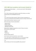 CON 1400 Exam questions and answers Graded A&plus; 