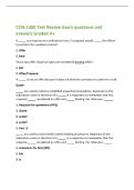 CON 1300 Test Review Exam questions and  answers Graded A&plus; 