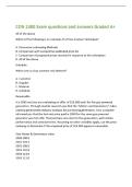 CON 1300 Exam questions and answers Graded A&plus; 