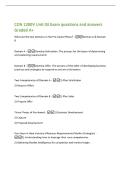 CON 1200V Unit 03 Exam questions and answers  Graded A&plus; 
