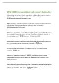CON 1200 Exam questions and answers Graded A&plus; 