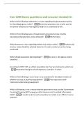 Con 1200 Exam questions and answers Graded A&plus; 