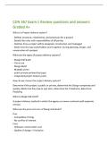 CON 367 Exam 1 Review questions and answers  Graded A&plus; 