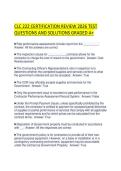 CLC 222 CERTIFICATION REVIEW 2026 TEST QUESTIONS AND SOLUTIONS GRADED A&plus;