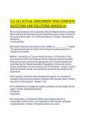 CLC 222 ACTUAL ASSESSMENT 2026 COMPLETE QUESTIONS AND SOLUTIONS GRADED A&plus;