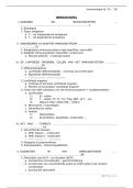 Inhoudstafel Immunologie & Immunofarmaca