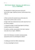 PECT PreK-4 Module 1 Questions with 100&percnt; Correct Answers UPDATED&excl;&excl;&excl;&period;