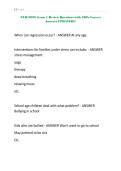 NUR1023C Exam 1 Review Questions with 100&percnt; Correct Answers UPDATED&excl;&excl;&excl;&period;