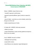 Parent-Child Relations Exam 1 Questions with 100&percnt; Correct Answers UPDATED&excl;&excl;&excl;&period;