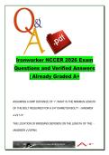 NCCER Ironworker Practice Questions &lpar;200&rpar; &vert; Rigging&comma; Structural Steel&comma; Welding&comma; Cranes & Safety