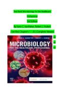 Microbiology for the Healthcare Professional 3rd Edition Test Bank VanMeter Hubert Questions & Answers &vert; ISBN 978-0323757041