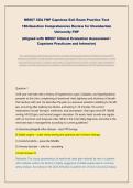 NR667 CEA FNP Capstone Exit Exam Practice Test  180-Question Comprehensive Review for Chamberlain  University FNP  &lpar;Aligned with NR667 Clinical Evaluation Assessment &sol;  Capstone Practicum and Intensive&rpar; 