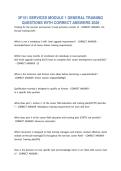 3F151 SERVICES MODULE 1 GENERAL TRAINING QUESTIONS WITH CORRECT ANSWERS 2026