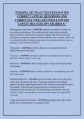 ATI TEAS 7 Study Guide 2025-2026
