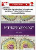 Test Bank for Pathophysiology&colon; The Biologic Basis for Disease in Adults and Children 8th Edition &lpar;Huether & McCance&rpar; &ndash; Complete Questions & Answers