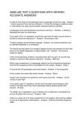 AMSA 490 TEST 2 QUESTIONS WITH VERIFIED ACCURATE ANSWERS