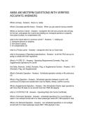 AMSA 490 MIDTERM QUESTIONS WITH VERIFIED ACCURATE ANSWERS