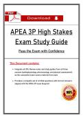APEA 3P Predictor Exam Bundle &ndash; Complete Study Bundle