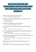 WGU D278 SCRIPTING AND PROGRAMMING CERTIFICATION SCRIPT 2026 QUESTIONS WITH SOLUTIONS GRADED A&plus;