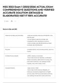 NSG 3022 Exam 1 &lpar;2025&sol;2026&rpar; ACTUAL EXAM COMPREHENSIVE QUESTIONS AND VERIFIED ACCURATE SOLUTION &lpar;DETAILED & ELABORATED&rpar; &vert;GET IT 100&percnt; ACCURATE&excl;