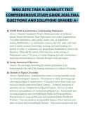 WGU D292 TASK 4&colon; USABILITY TEST COMPREHENSIVE STUDY GUIDE 2026 FULL QUESTIONS AND SOLUTIONS GRADED A&plus;