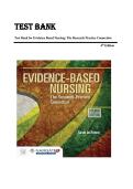 Evidence-Based Nursing&colon; The Research Practice Connection&colon; 4th Edition by Sarah Jo Brown Test Bank &vert;ISBN&colon; 9781284099430&vert; Guide A&plus;