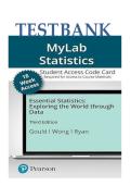 Essential Statistics Test Bank &lpar;3rd Edition&rpar; &ndash; Gould&comma; Ryan & Wong &vert; 500&plus; Exam-Style Questions & Answers