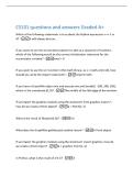 CS101 questions and answers Graded A&plus; 