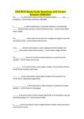 CSX RCO Study Guide Questions and Correct Answers 2026&sol;2027