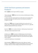 CS101 Final Exam questions and answers  Graded A&plus; 