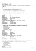 TEST BANK FOR Understanding Abnormal Behavior&comma; 12th Edition David SueDerald SueDiane M&period; SueStanley Sue