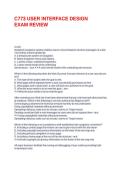 C773 USER INTERFACE DESIGN EXAM REVIEW