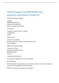 CS101 Chapters 1-6 &lpar;MIDTERM&rpar; Exam  questions and answers Graded A&plus; 