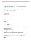 CS 101 study guide test 1 &lpar;first 35&rpar; questions  and answers Graded A&plus; 