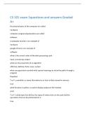 CS 101 exam 1questions and answers Graded  A&plus; 
