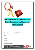 NURS 623 Exam 1 2026 &lpar;300 Questions&rpar; &ndash; Dermatology&comma; Hematology&comma; Immunology & Infectious Diseases &ndash; Maryville University