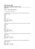 Test Bank for Trigonometry 5th Edition by Cynthia Y&period; Young