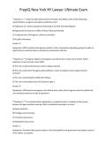 PrepIQ New York NY Lawyer Ultimate Exam 