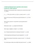 CT100 Final Review Exam questions and answers  Graded A&plus;&vert; 2026 Updated 