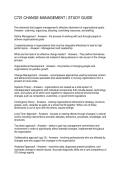C721 CHANGE MANAGEMENT STUDY GUIDE